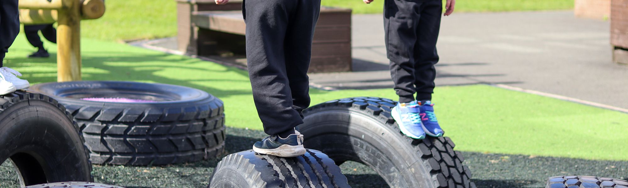 Chantlers Primary School outdoor play area