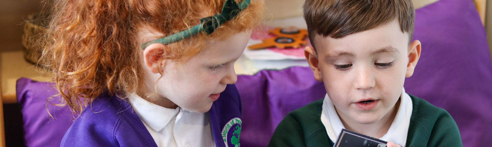 Pupils at Chantlers Primary School