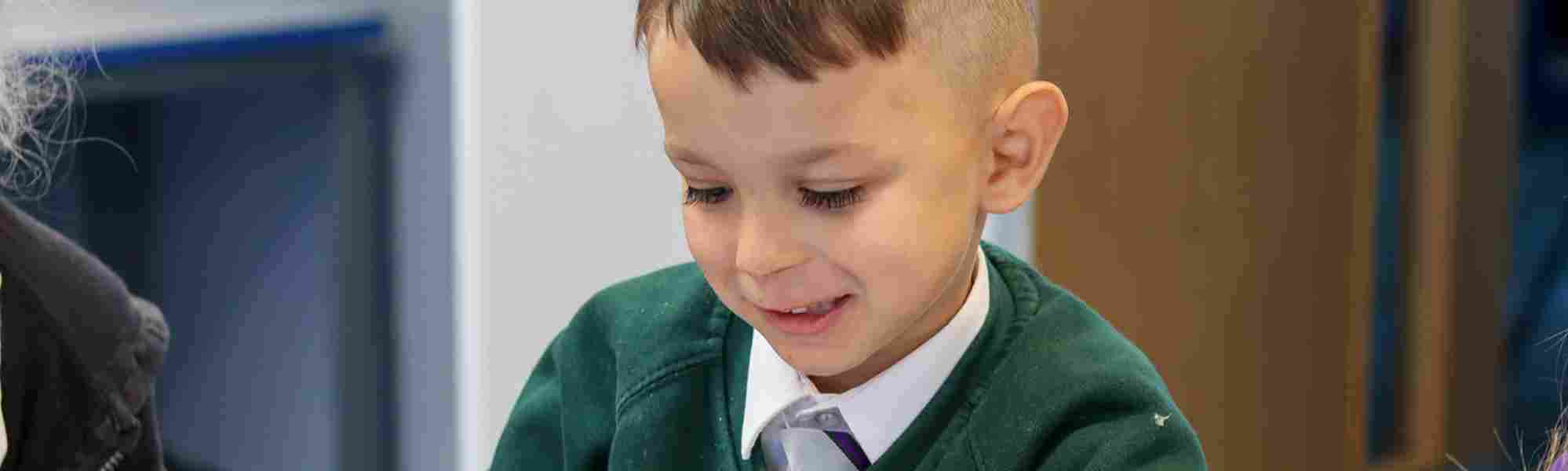 Pupils at Chantlers Primary School