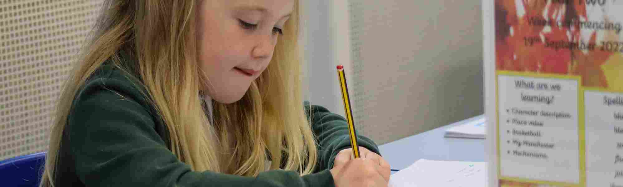 Pupils at Chantlers Primary School